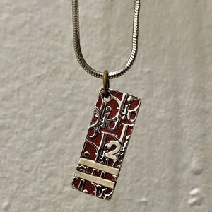 Dior Red Trotter Necklace